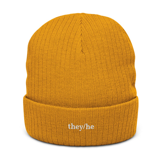 Pronoun Beanie they/he